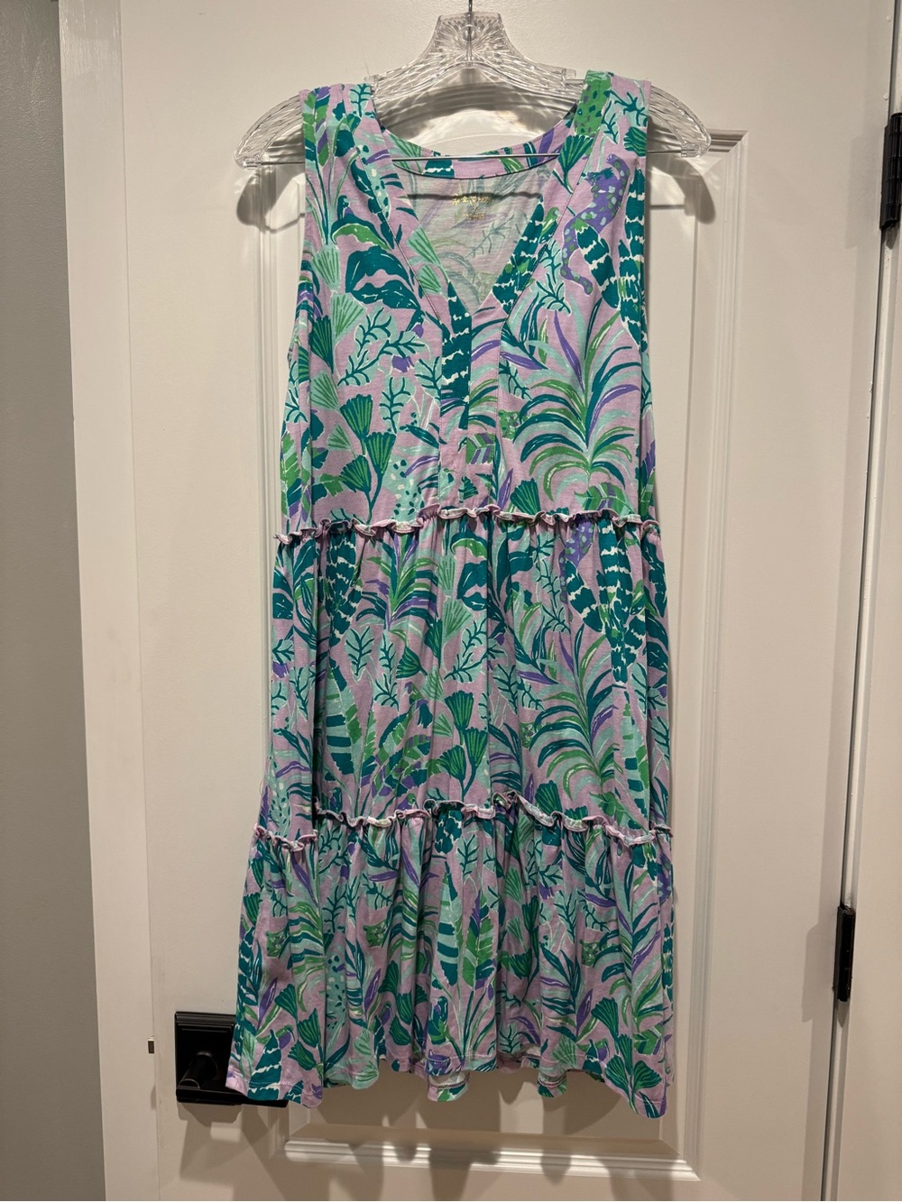 Lilly Pulitzer Lorina Swing 👗 Teal, Lavender & Green